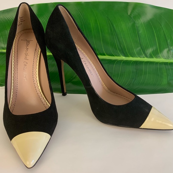 Jean-michel Cazabat Shoes - Black And Yellow Pumps.